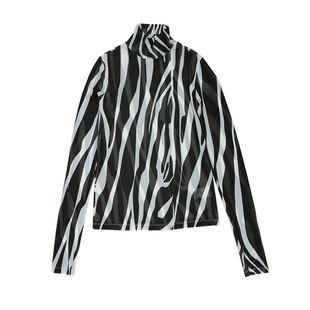 YOUWEI有尾2025春季新品女装定制印花皮肤衣长袖T恤Y1225107