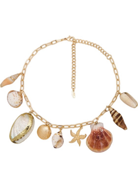 Ettika PRIVATE ISLAND ASSORTED SHELL 项链REVOLVE小众新款