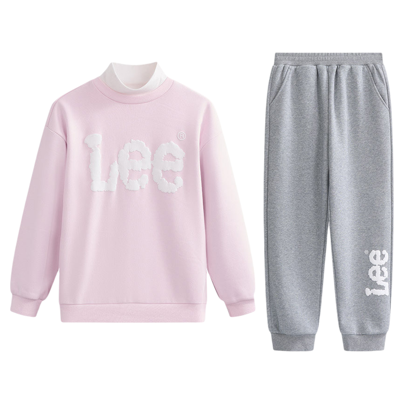Leekids中大童保暖卫衣套装