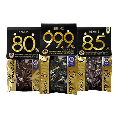 benns黑巧克力纯可可脂