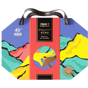 谛品居菌菇礼盒装送礼山珍干货 春生菌意南北山货菌类干菌送礼
