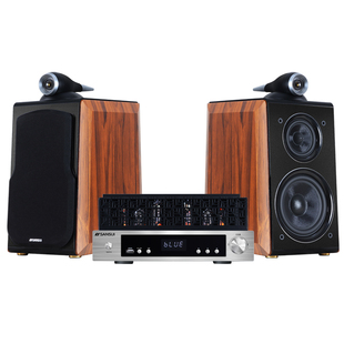 山水S980-I家用电子管胆机发烧桌面组合音响HIFI蓝牙家庭影院音箱