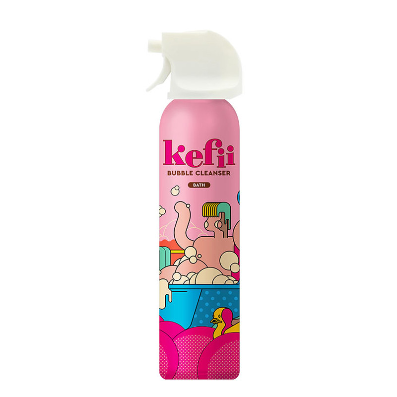 kefii儿童彩虹泡泡慕斯200ml*2