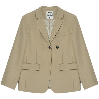 法式设计感小众两粒扣西装套装女