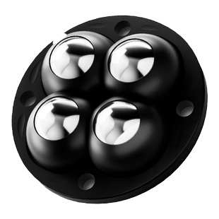 床下收纳箱万向轮粘贴式滑轮底托静音家具免打孔移动滚轮迷你滑轮