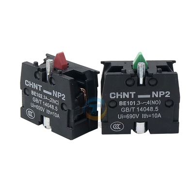 正泰按钮辅助触点常开常闭银点