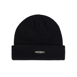 SOCKKEY 基础小logo冷帽子 多色保暖美式休闲运动搭配男女同款