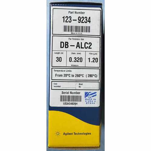 议价123-9234J&W DB-AlC2 气相色谱柱30m, 0.32mm, 1.20μm 7英寸