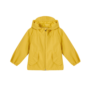 允儿妈女童春季软壳户外山系连帽防风衣宝宝冲锋衣外套儿童上衣潮