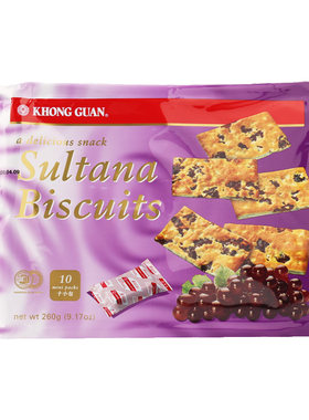 康元khongguan葡萄提子夹心饼干