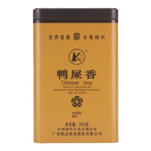 鸭屎香广东凯达高山单丛茶乌龙茶清香型单罐装年货香气十足200g