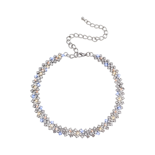 性感露肩锁骨链网红水钻短款项链脖子饰品choker项圈韩国颈链女