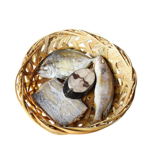 潮汕特产达濠鱼饭鲫鱼金枪划鱼带鱼混合三斤装预制菜顺丰包邮食品