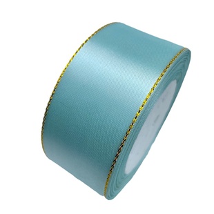 4cm宽双金边缎带丝带绑礼盒花束蛋糕彩带包装装饰绸带飘蝴蝶结卷