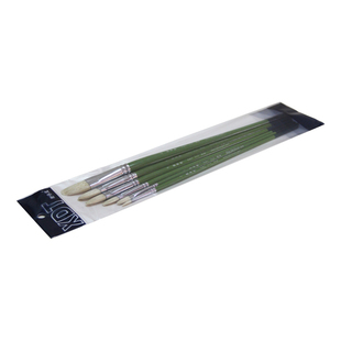 榭得堂515绿杆猪鬃油画笔/水粉笔 单支手绘水粉画笔套装丙烯画笔