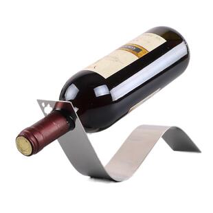 铁艺红酒架摆件创意酒瓶架红酒架子欧式酒架葡萄酒架魔术铁链装饰