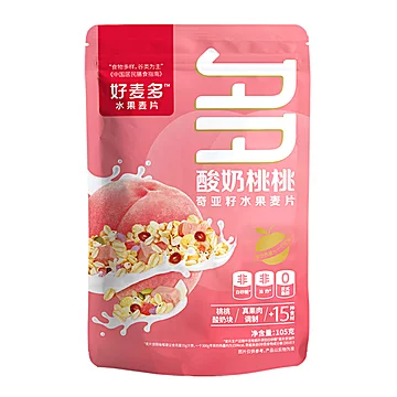 好麦多水果酸奶燕麦片105g*3袋
