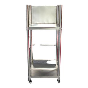 10公斤小煤气罐专用可移动带围挡不锈钢置物架煤气罐架子灶具