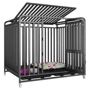 大型犬专用狗笼子可折叠加粗加厚超大自由空间中型犬新型折叠狗笼