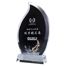 金属树枝水晶定制创意公司授权牌1