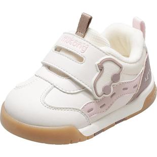 牧童宝宝学步鞋2025秋冬新款女童卡通软底机能鞋保暖棉鞋男童鞋子