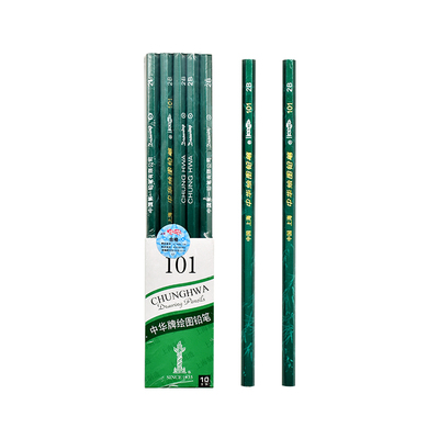 正品中华牌铅笔木质2hhb支装