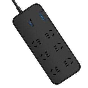 公牛插座防雷抗电涌滤波电竞桌插排 USB快充多孔位电脑用拖接线板