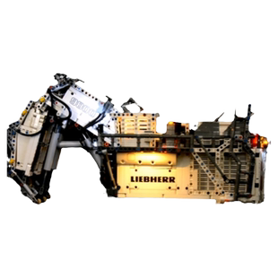 KGBOX用于乐高42100利勃海尔R9800遥控挖掘机LED灯具亚克力展示盒