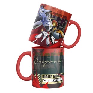 数码宝贝同人奥米加兽战斗暴龙兽帝皇龙甲兽真红莲骑士兽马克杯