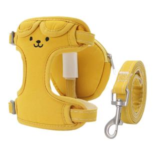 狗狗自背包牵引绳猫咪胸背带中小型犬遛狗绳泰迪比熊背心式书包