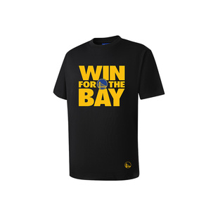 NBA库里东契奇同款球队口号T恤湖人/勇士/凯尔特人/雷霆运动休闲