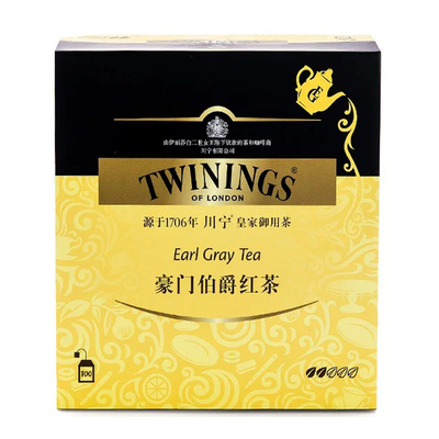 TWININGS川宁豪门伯爵红茶100片