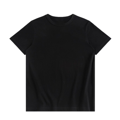 余闲质感轻熟青年垂顺短袖免烫