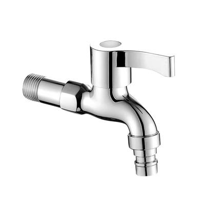 洗衣机水龙头专用4分快开拖把池加长一进二出双用家用单冷水龙头