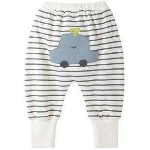 博睿恩婴儿裤子男女宝宝大pp裤春款卡通裤可爱屁屁裤长裤0-2岁