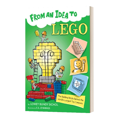 从乐高想到的点子 英文原版 From an Idea to Lego 儿童科普读本系列 英文版 Lowey Bundy Sichol 进口英语原版书籍