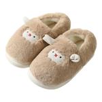 新款小绵羊棉拖鞋ins情侣超可爱厚底冬季室内保暖居家棉鞋月子鞋