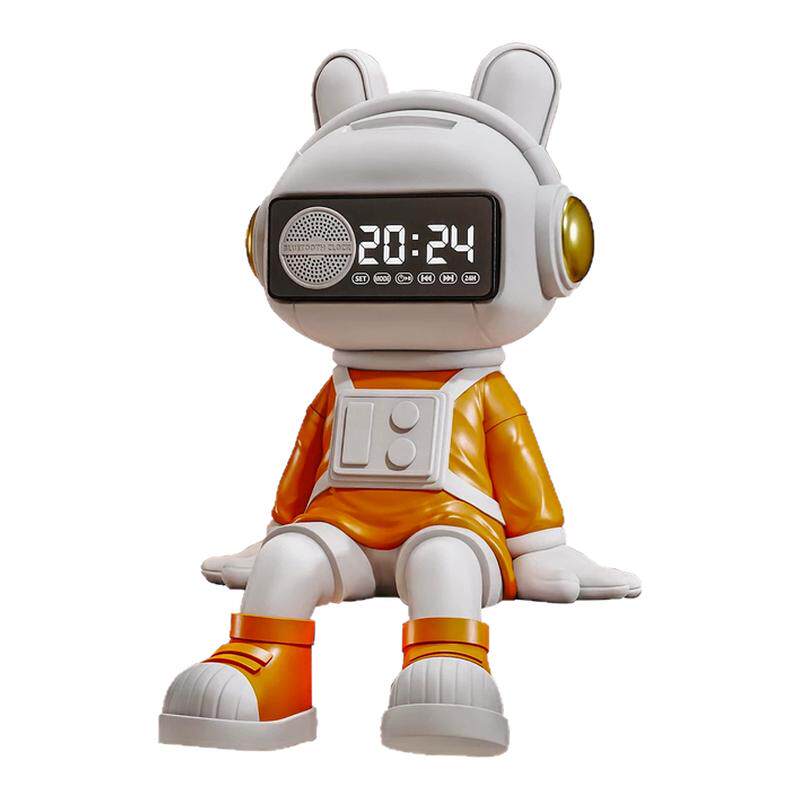 太空人蓝牙音箱高级感摆件闹钟