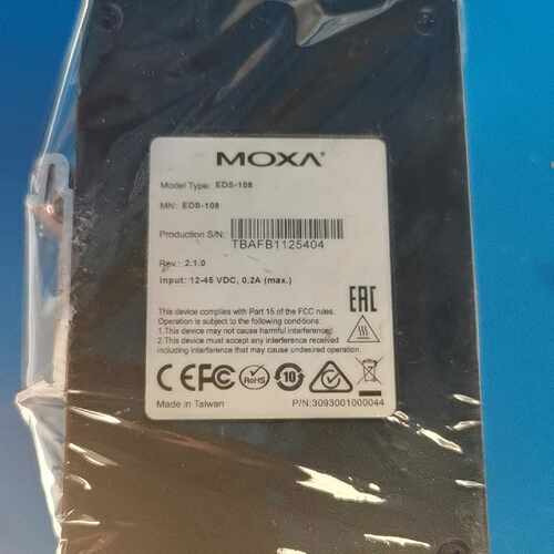 议价 EDS-108工业以太网机，8口百兆，台湾适用
