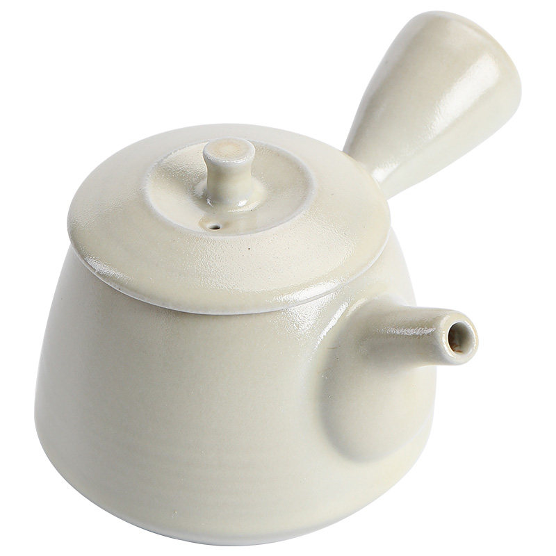 复古陶瓷侧把壶家用茶壶小号单壶