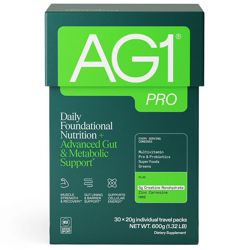 【30天装】AG1 pro 小绿粉一水肌酸 膳食营养粉复合维生素保健品