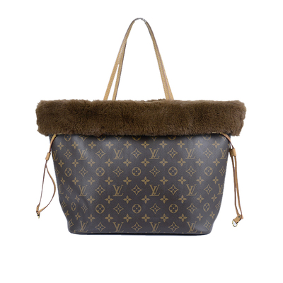 适用LVneverfull系列包毛绒围领