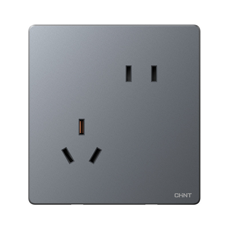 正泰开关插座面板家用86型暗装墙壁开关面板一开五孔全屋套餐6TS