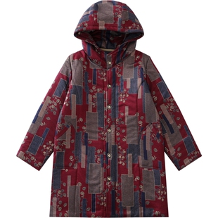 妈妈冬装驼绒棉衣外套中长款中老年女装棉服40岁50岁中年洋气棉袄