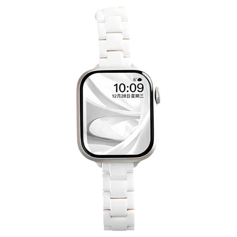 匠戴适用iwatch小蛮腰陶瓷表带