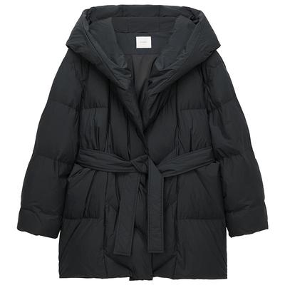 OCHIRLY欧时力连帽中长羽绒外套