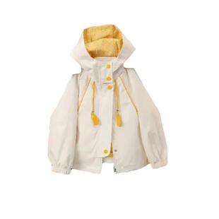 女童春装外套2026新款儿童时髦洋气网红超好看衣服女孩春秋冲锋衣