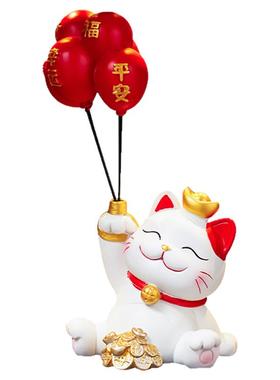 乔迁新居礼物招财猫客厅酒柜摆件