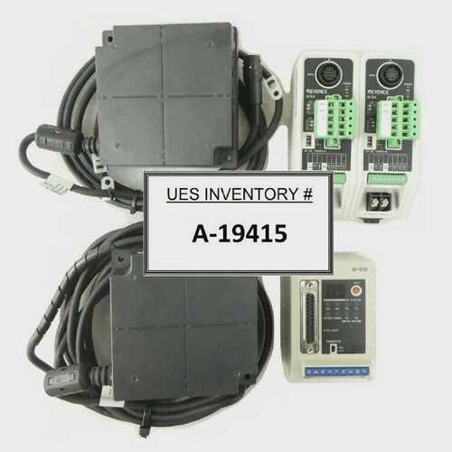 Keyence Internal Sensor System Lot of 5 N-410 N-R4 RF-550 Ru