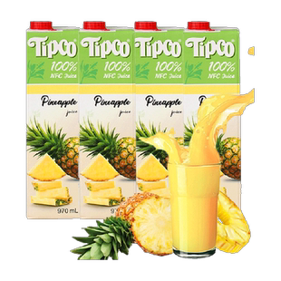 详情领补贴 泰宝进口NFC菠萝橙汁囤货100%纯鲜榨大瓶饮料过年聚会